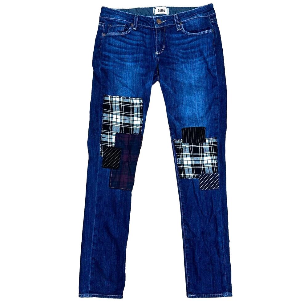 Paige Women's Jeans Skinny Denim‎ Patchwork Size 26 Retails $325